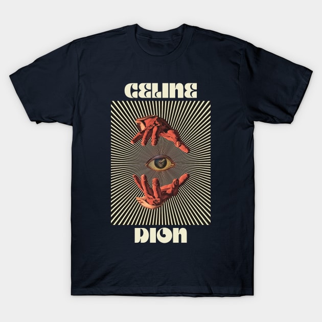 Hand Eyes Celina Dion T-Shirt by Kiho Jise